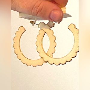 Beautiful hoop earrings